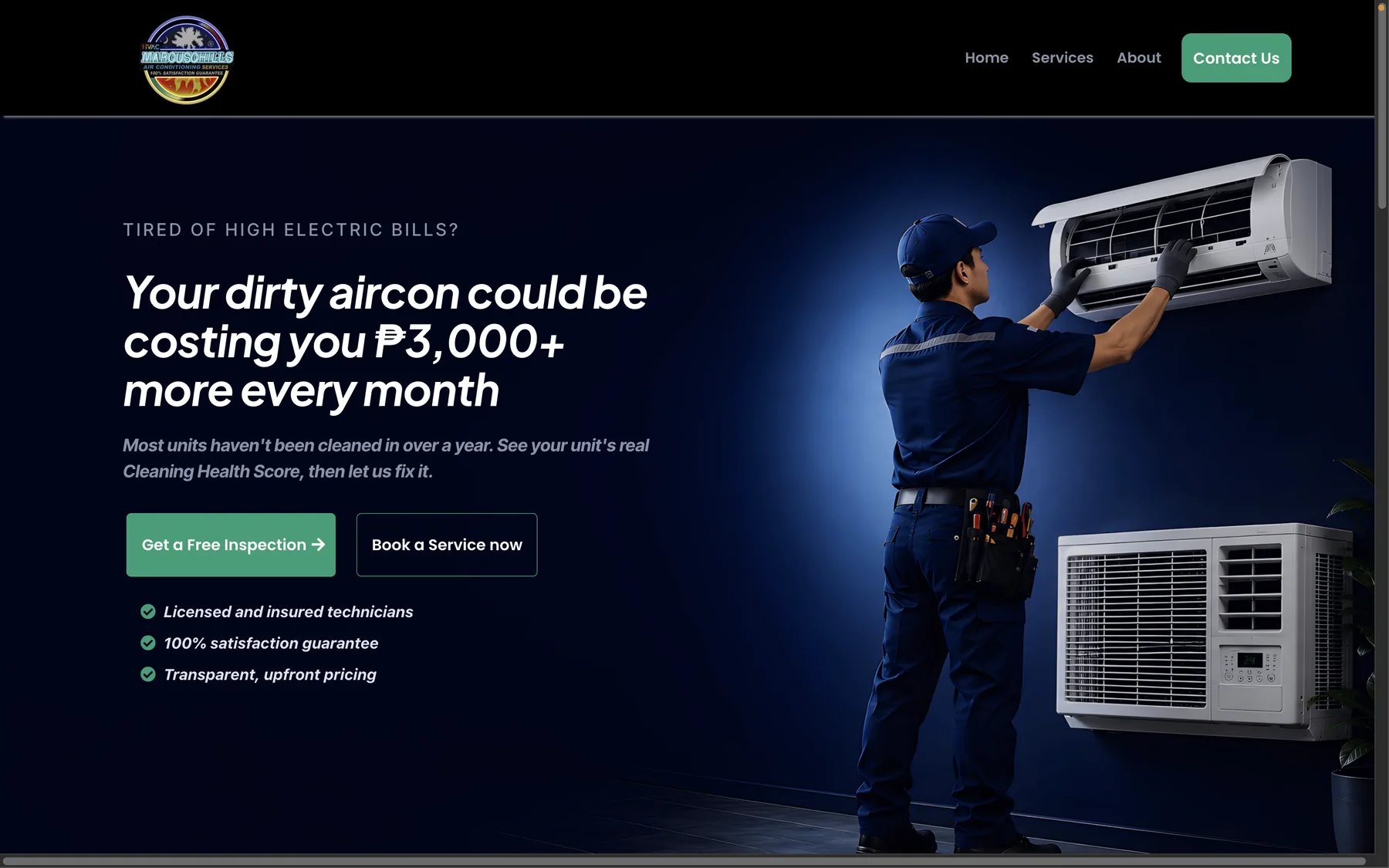 Lead generation funnel landing page overview